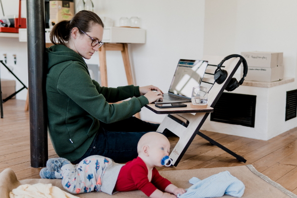 Working from home with a baby